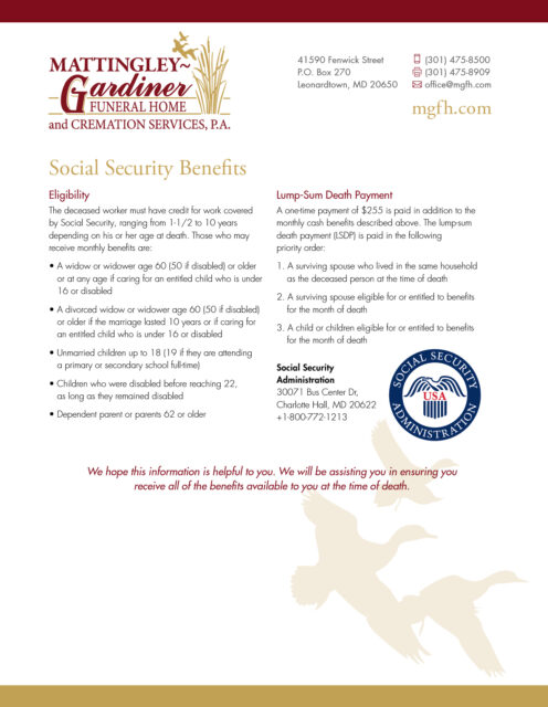 Social Security Benefits
